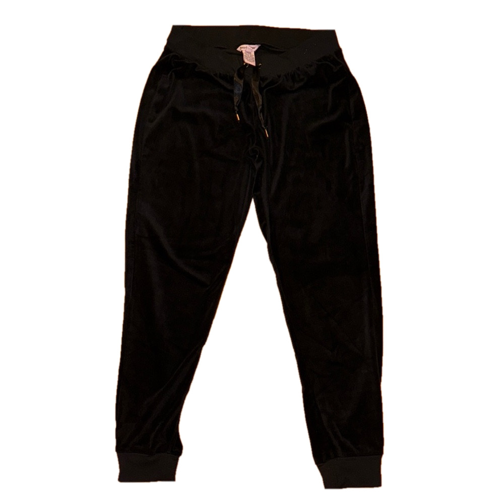 Women’s Juicy Couture Black Velour Sweatpants